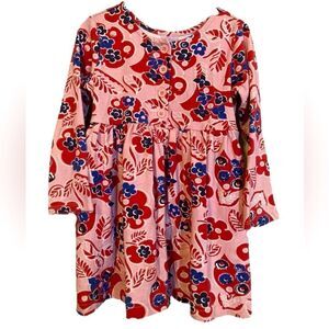 Hanna Anderson Cute and Comfy Floral Play Ground Dress, size 120cm (6-7)